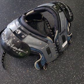 Used Riddell PHENOM AP FB Shoulder Pads Black LG 11849-S000013141