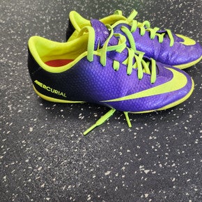 Used Nike Soccer Indoor Shoes Purple Junior 01 11849-S000029841