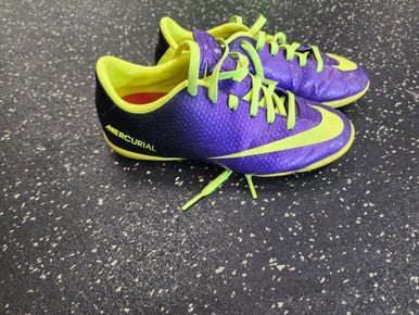 Used Nike Soccer Indoor Shoes Purple Junior 01 11849-S000029841