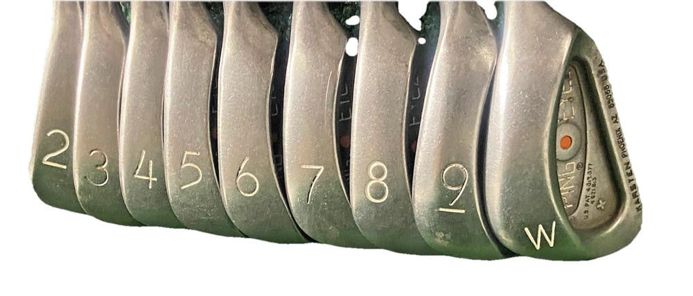 Ping Eye2+ Iron Set Orange Dot 2-PW RH Men's Stiff Steel 5i 38" Karsten Grips