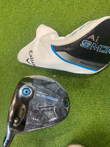 Men's Callaway PARADYM AI SMOKE TRIPLE DIAMOND Left Hand Driver Extra Stiff Flex 10.5 Loft (Used)
