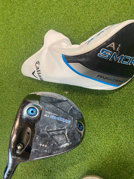 Men's Callaway PARADYM AI SMOKE TRIPLE DIAMOND Left Hand Driver Extra Stiff Flex 10.5 Loft (Used)