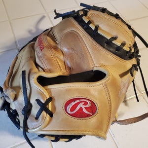 RAWLINGS PRO PREFERRED Catchers Mitt Glove 34 PROSCM43CBS College Team Issue Nice Glove!
