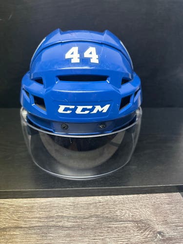 Montreal Canadiens game used helmet Stanley Cup finale (Joel Edmundson)