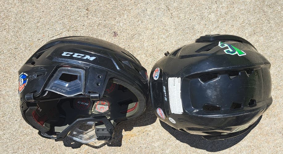 Senior Medium CCM Resistance Helmet (Used)+Bauer IMS 5.0