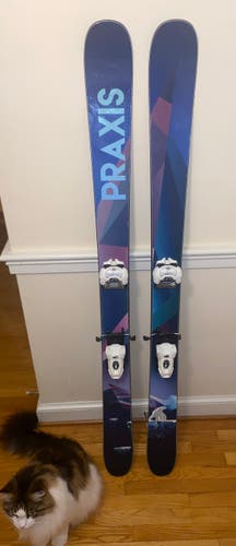 Unisex 2021 Praxis Slugger All Mountain 165 cm Praxis Skis With Bindings (Used)