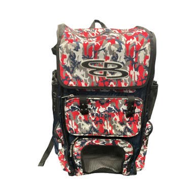 Used BoomBah BB/SB Player Carry Bag White/Red/Navy 11859-S000023765