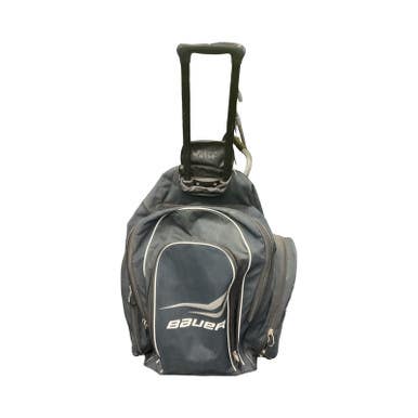 Used BAUER WHEELED BAG BB/SB Player Wheeled Bag Black 11859-S000023764