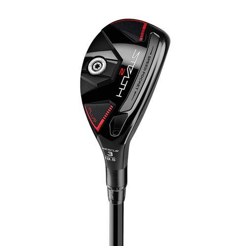 NEW LEFT HAND TAYLORMADE STEALTH 2 PLUS 19.5* #3 RESCUE HYBRID MITSUBISHI KAI'LI 85 STIFF FLEX + HC