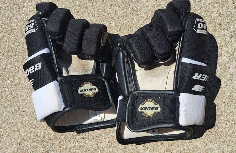 Bauer Impact 500 hockey player Gloves black 13" (Used)