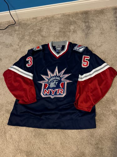 Authentic Starter Rangers LIBERTY Sheen Jersey Size 52 Richter