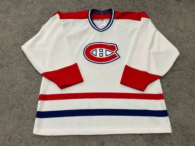Vintage CCM Montreal Canadiens Jersey Large
