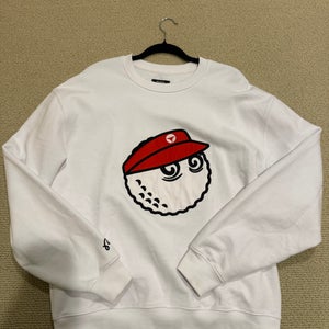 Taylormade buckets x Malbon White Crewneck Large