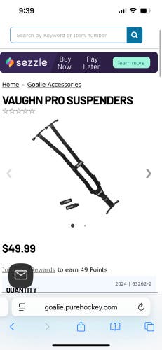 Vaughn Pro suspenders  (New)