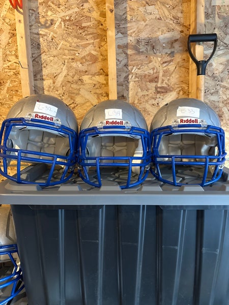 READ AD! Adult Large Riddell Speed MISSING JAW PADS! (Used)