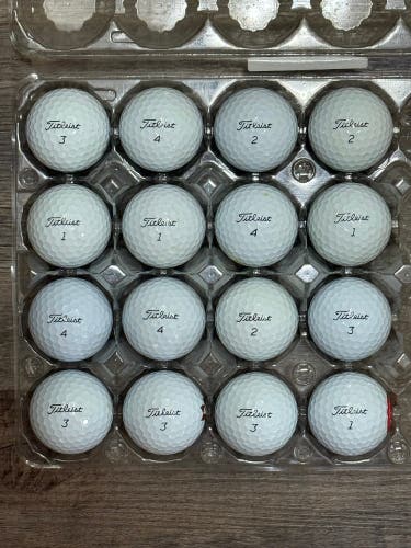 16 Titleist AVX Golf Balls - 5A MINT CONDITION ONLY