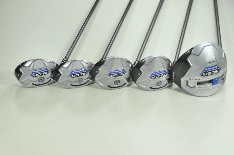 LEFT TaylorMade SLDR 10.5* Driver, 3 and 5 Woods, 3 and 4 Hybrids Senior #197471