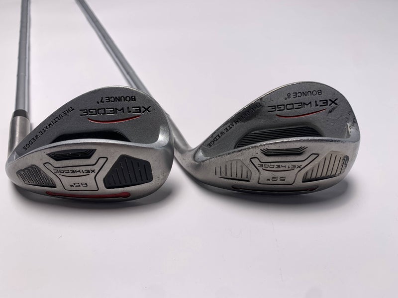 XE1 The Ultimate Wedge Set 59* 8 65* 7 Wedge Steel Mens RH