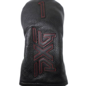 PXG Parsons Xtreme Golf Genuine Leather Black/Red Driver Headcover