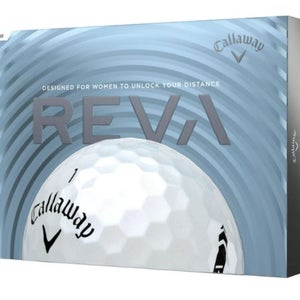 Callaway REVA 2021 Golf Balls (Pearl, 12pk) Ladies NEW