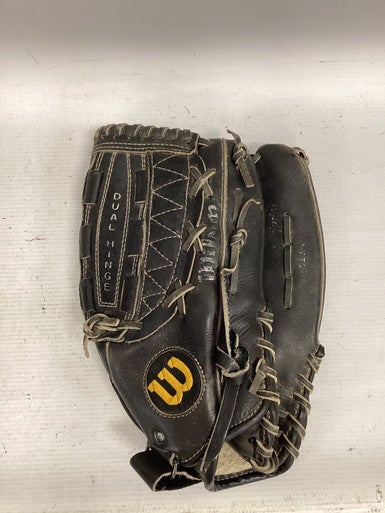 Used Wilson 20K RH Throw Fastpitch Gloves Black 13" 11851-S000034911