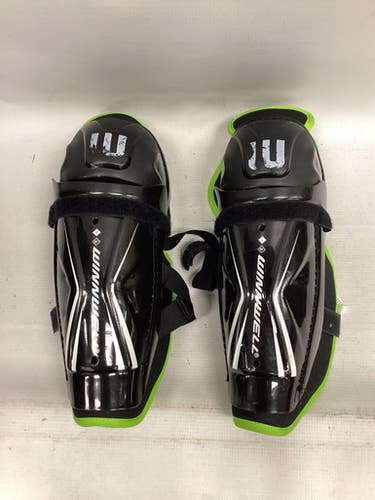 Used WinnWell SHINPADS Youth Shin Guards Black 10" 11851-S000034894
