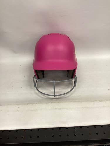 Used Adidas CLIMA COOL Batting Helmet w/Mask Pink SM 11851-S000034870