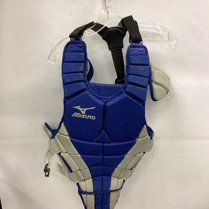 Used Mizuno YOUTH CHEST Catchers Chest Protector Royal Blue Youth 11851-S000034815