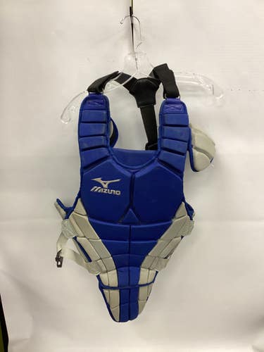 Used Mizuno YOUTH CHEST Catchers Chest Protector Royal Blue Youth 11851-S000034815