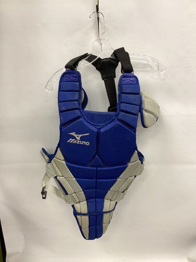 Used Mizuno YOUTH CHEST Catchers Chest Protector Royal Blue Youth 11851-S000034815