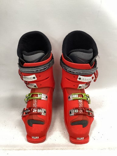 Used Salomon X WAVE 7.0 Mens DH Ski Boot Red 265 MP - M08.5 - W09.5 11851-S000035130