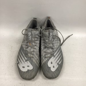 Used New Balance LAX Cleats Mens Grey Senior 10.5 11851-S000035115