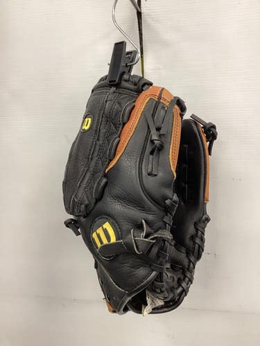 Used Wilson A500 BB/SB Glove RH Throw Black 12" 11851-S000035092