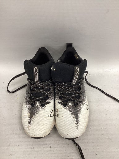 Used Under Armour BASEBALL CLEAT BB/SB Cleats White Junior 03 11851-S000035078