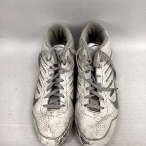 Used Nike Adult FB Cleats White Senior 13 11851-S000035036