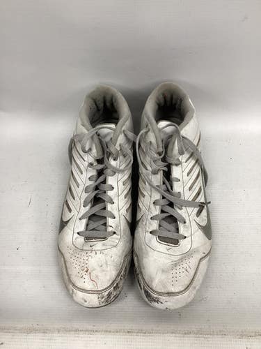 Used Nike Adult FB Cleats White Senior 13 11851-S000035036