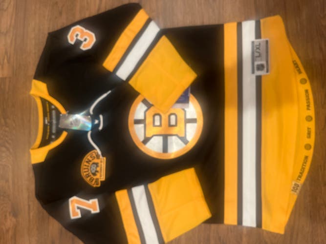 Charlie McAvoy Black Large/Extra Large Kids Unisex Jersey (New)