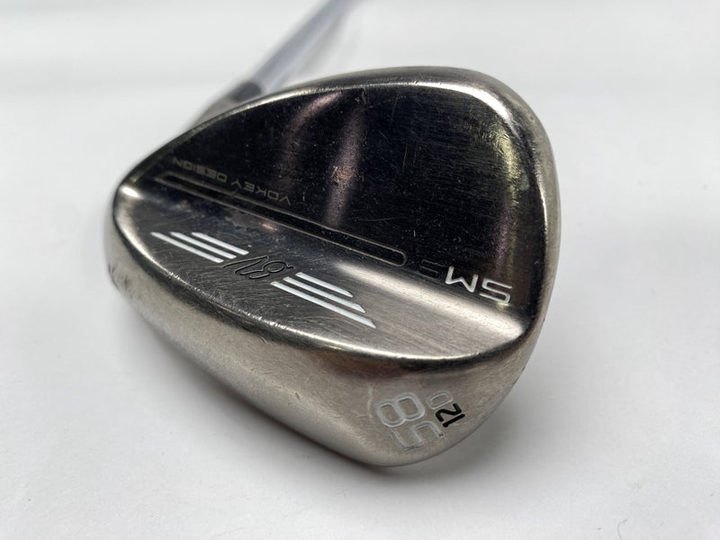 Titleist Vokey SM8 Brushed Steel Lob Wedge LW 58* 12 Bounce D-Grind RH
