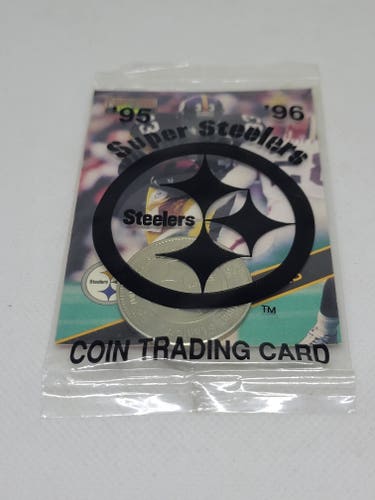 Pittsburgh Steelers 1995-96 Super Steelers Coin and Trading Card