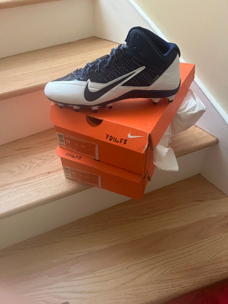 Men's Size M 10.0 (W 11.0) Nike High Top Molded Cleats (New)