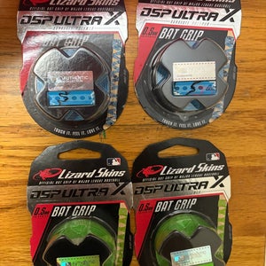 New - lot of 4 lizard skin baseball softball bat grips