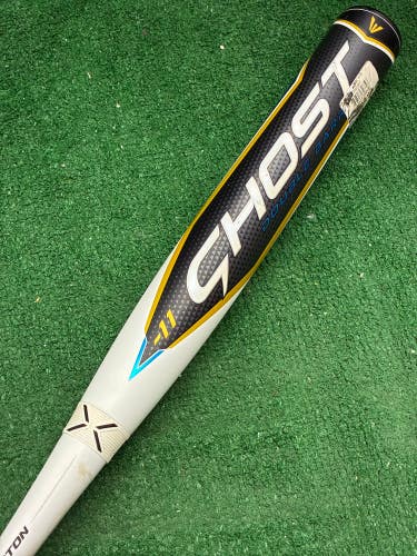 White 2022 Easton Ghost Composite Bat (-11) Composite 20 oz 31" (Used)