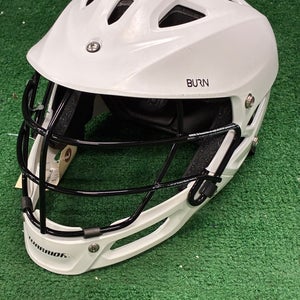 White Youth Warrior Burn Junior Helmet (Used)