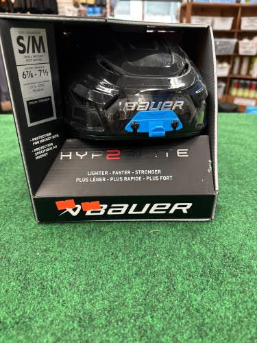 Black Bauer Hyperlite 2 Helmet (New) | S/M