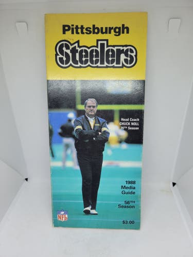 Vintage Pittsburgh Steelers NFL 1988 Media Guide