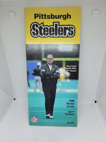 Vintage Pittsburgh Steelers NFL 1988 Media Guide