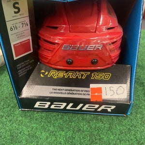 Red Small Bauer Re-Akt 150 Helmet (New)