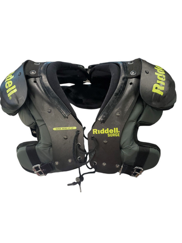 Used Riddell SURGE YOUTH FB Shoulder Pads Black MD 11863-S000022971