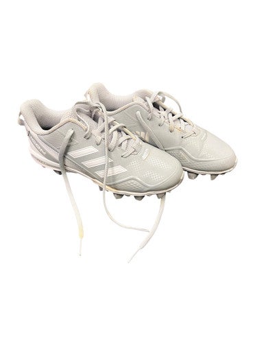 Used Adidas ICON BB/SB Cleats Grey Junior 04.5 11863-S000022983