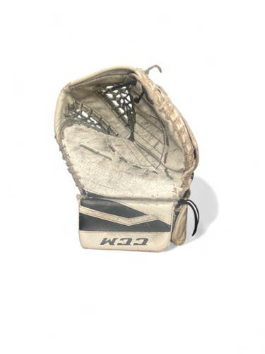 Used CCM RFLEX Junior Goalie Catcher White 11863-S000022998